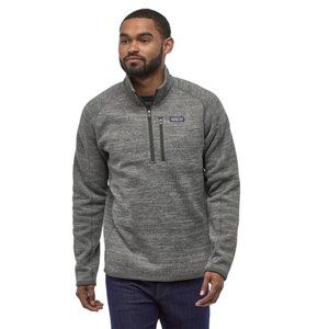 Patagonia Men's Small Gray Performance Fleece Better Sweater Quarter Zip